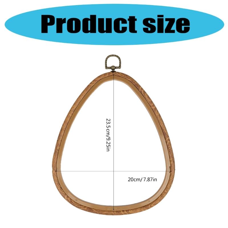 5 Pcs Embroidery Frame Droplets Embroidery Hoop Crosses Stitching Hoop Practical Embroidery Hoop for Craft Project