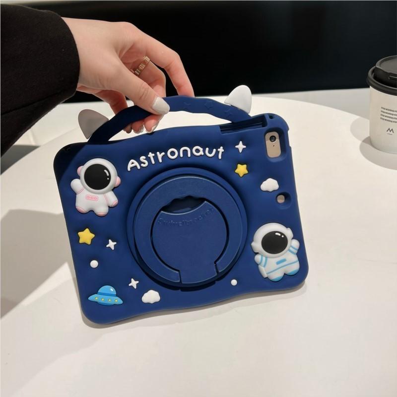 3D Astronaut 360 Stand Flat Case For iPad Redmi pad  SE 8.7 in pad 10.6 in SE 11 in 5 6 11in 5pro 6Pro SE 8.7 pad 2 11 inch Redmi SE 11 iPad mini pro