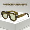 New Personalized Fashion Irregular Sunglasses Men and Women Outdoor Driving Travel Sun Protection Goggles UV400 Shades Eyewear