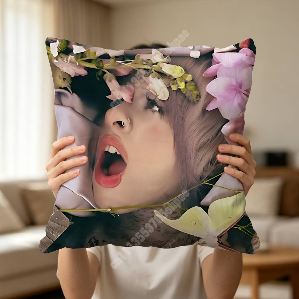 MMelanie MartinezS Cry Baby HADES Sofa Couch Pillow Cover Cushion Case Cozy Bedroom Accent Studio Furnishing