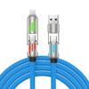 4-in-1 USB Charging Cable, 240W Maximum Fast Charging Cable, Seven-color Breathing Light Fast Charging Cable, Type-C Charging Cable