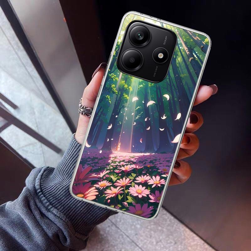 Anime Aesthetic Scenery Phone Case For Xiaomi Redmi Note 15 14 14S 13 12S 12 Pro Plus 11S 11 10S 10 4G Cover 11E 11T 5G Print Fu