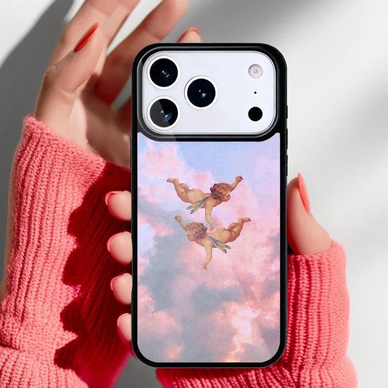 Baby Angels Phone Case for iPhone 17 16 15 14 13 Pro Max Back Cover for 12 11 Pro Coque