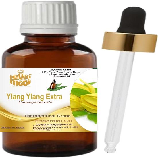 

Levenmooi Іланг-іланг Екстра (Cananga odorata) Чиста та Натуральна Ефірна Олія Терапевтичного Класу Скло 5 ml