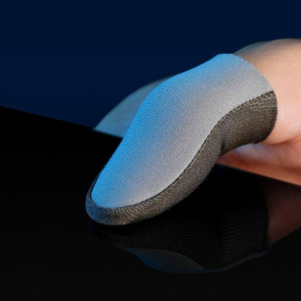 Nanosilver Fiber Finger Cots Antisweat Finger Sleeves Elastic Thumb Sleeve Mobile Game the