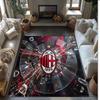 AC Mailand Bedruckter Flanell Teppich Rutschfest Weicher Polyester Boden Teppich Indoor Dekor Matte für Schlafzimmer Wohnzimmer Sofa Spielzimmer Heimdekoration