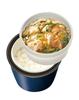 Asvel Lantas Cafe Donburi Lunch Insulated Lunch A3200 Jar, 500ml, Navy, HLB-CD500