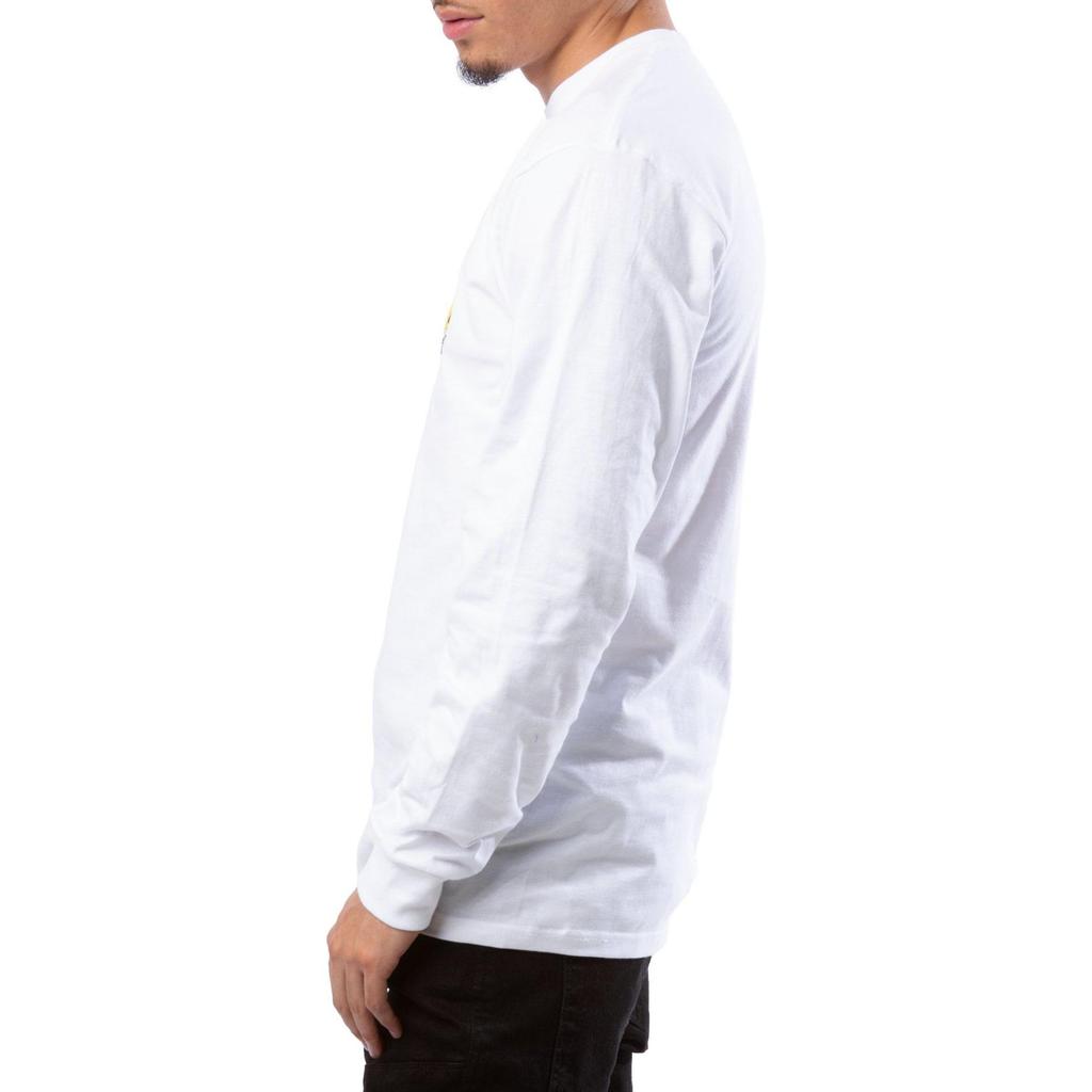 Vans Loose Fit Casual Graphic Print Crew Neck Long Sleeve T-Shirt Men Tops White VN0A5KCTZAS