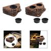 Reptile Feeding Tray, Faux Rock, Versatile Food and Water Bowl, Ledge for Gecko,