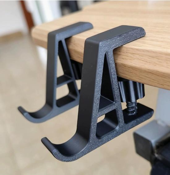 Dual-Pack Device Stand with Adjustable Knob, Multi-Thickness Compatible Bracket for Desktop Use