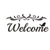 Welcome Wall Decal Home Door DIY Removable PVC Sticker Art Entryway Mural Decor Christmas Decor
