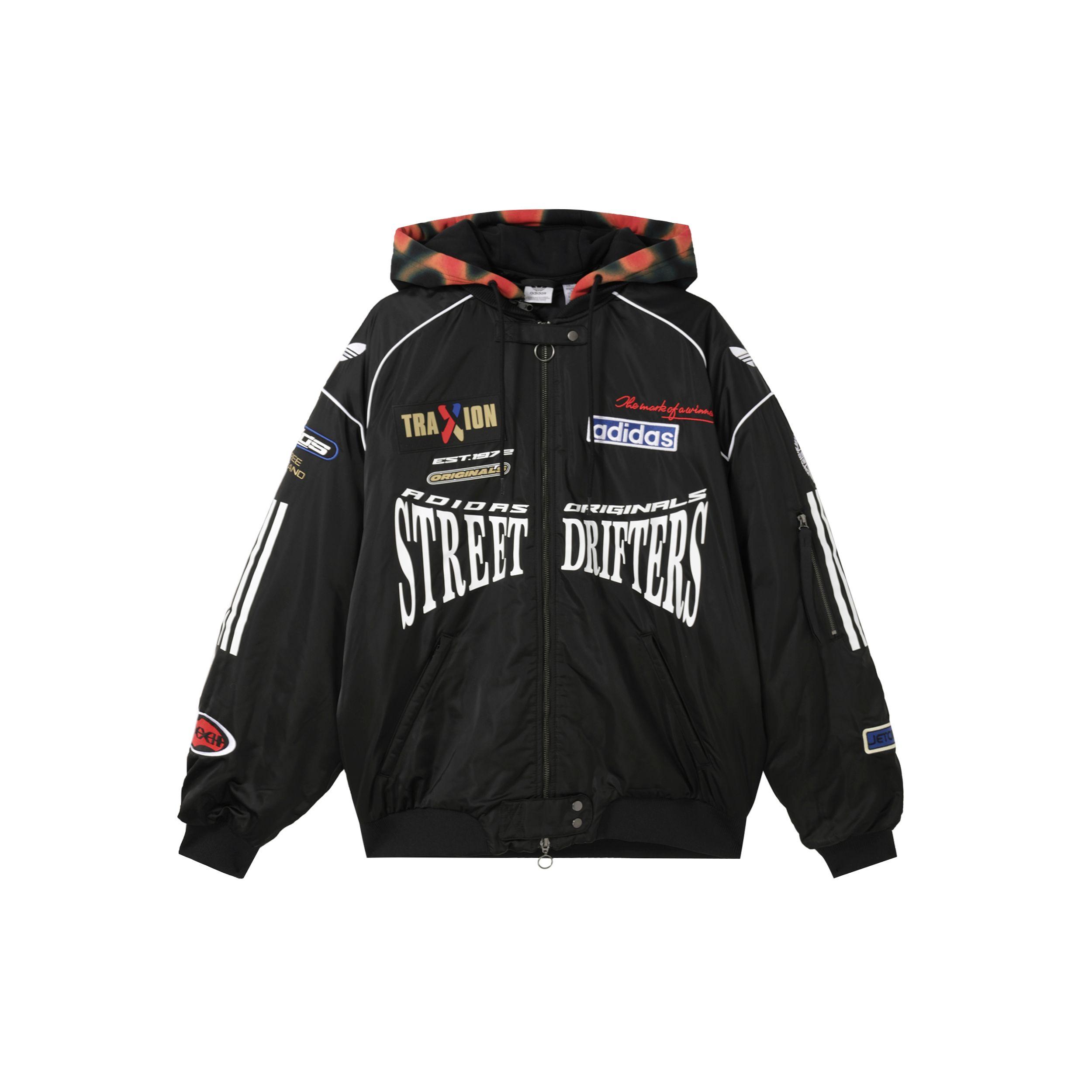 

Adidas Originals Sports Lifestyle Series Letter Hooded Comfortable Jacket Women Jacket Black JW9747 S