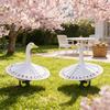 Funny Back To School Porch Goose Outfits for 23" High Cement or Plastic Goose Statue Cute Ruler Cape Garden Goose Costume for Outdoor Lawn Yard Decor