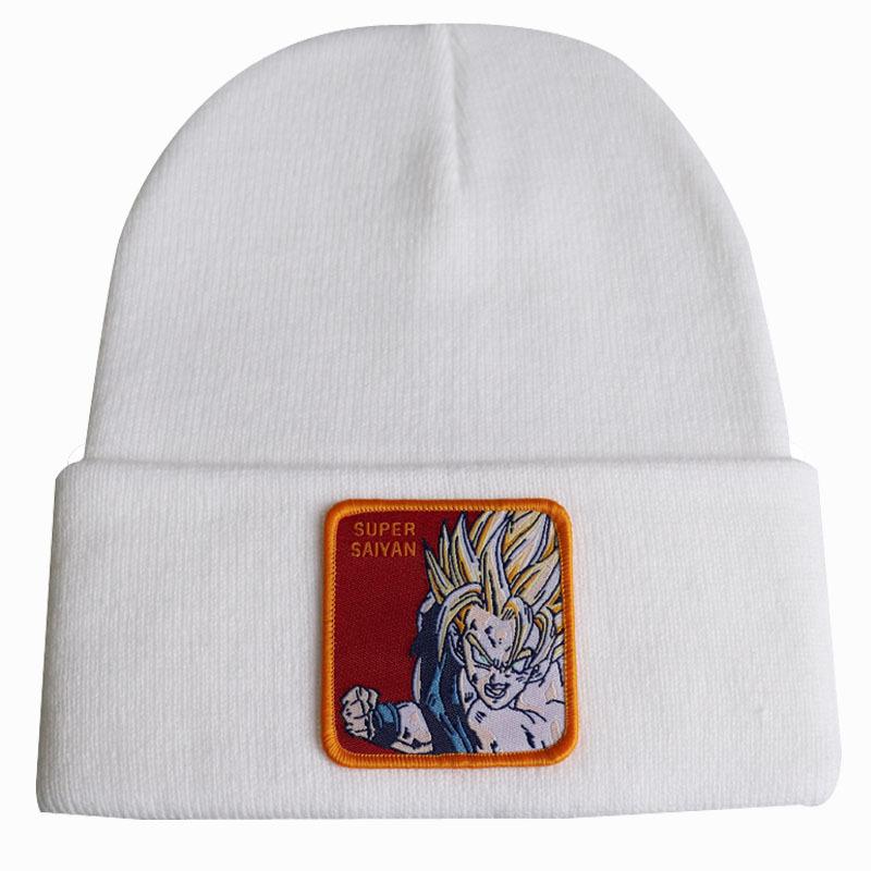 Anime Dragon Ball Son Goku Super Saiyan SUPER SAIYAN Knitted Hat, Woolen Hat, Ski Pullover Hat