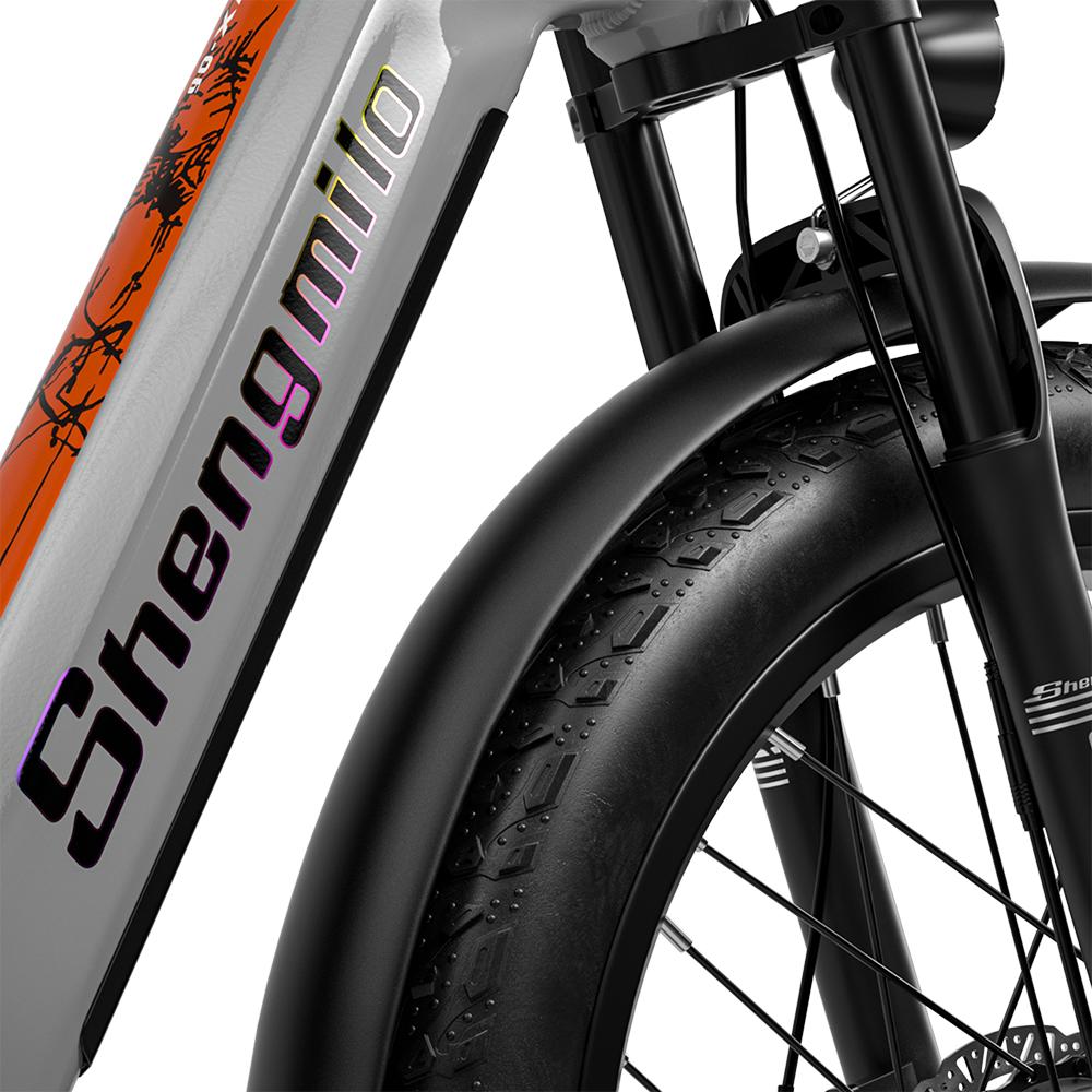 Shengmilo Rower Elektryczny MX06PRO Dla Dorosłych Silnik 2000W E-Górski ebike Bateria 48V17.5Ah 26 Calowe Grube Opony Męski Rower Elektryczny