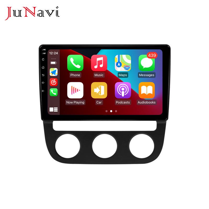 Compatible with Volkswagen Sagitar 06-10: Android Large Screen GPS Navigation with Bluetooth & Wireless CarPlay
