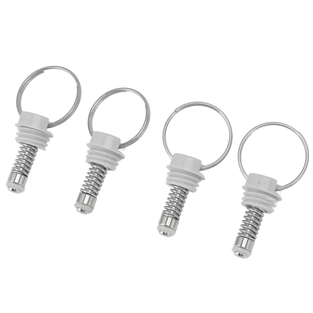 4Pcs Ball Lock Keg Pressure Relief Valve Stainless Steel Keg Lid Pressure Relief Valve Home Beer
