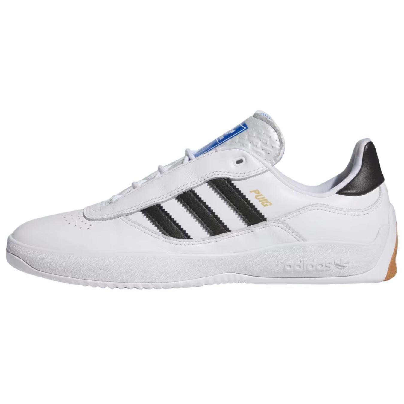 

Adidas Puig White Black Men Sneakers Cloud-White Core-Black Blue-Bird JH8168 37⅓