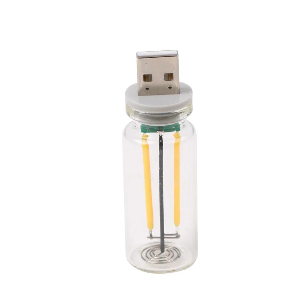 Car Interior USB Night Light Touch Dimming Lighting Atmosphere Lamp LED Incandescent Filament Light Bulb for Party Room Car