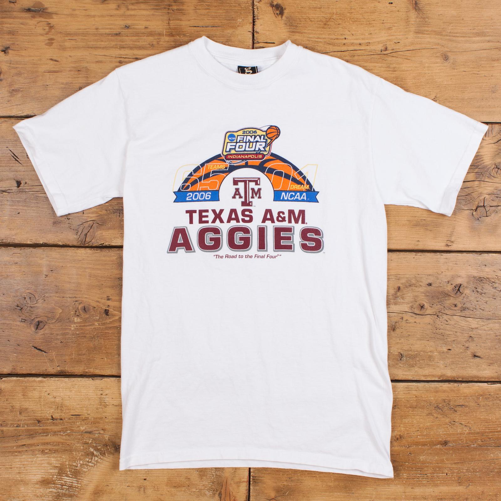 Vintage Graphic T Shirt S Gear for Sports Basketball Texas White Tee XXXL