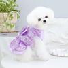 2023 Spring and Summer Dog Skirt Pet Clothes Teddy Schnauzer Small Dog Clothing Wholesale Dog Clothes