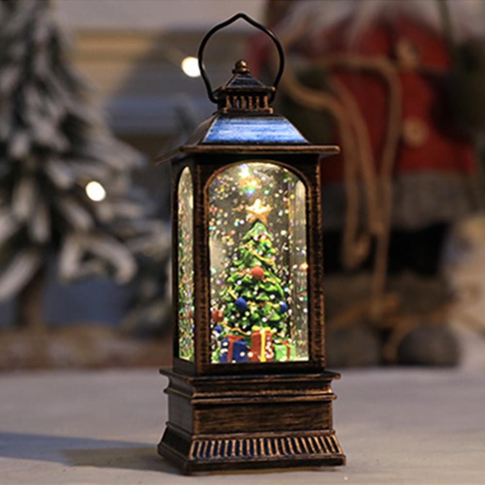 Christmas Decorations Lantern Christmas Tree, Glittering Lighted