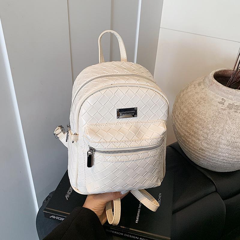 

Рюкзак с ретро-тканым узором премиум-класса, женский, новая модная универсальная студенческая сумка, дорожный маленький рюкзак