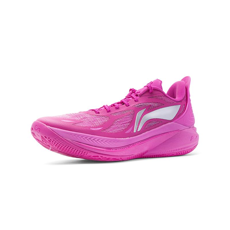 Li Ning Sonic 12 Xu Jie PE Edition Low-Top Professional Competition Basketball Shoes Men Sneakers Purple ABAU019-27