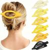 Pinze Piatte per Capelli da Donna - 6 PEZZI Pinze Piatte Francesi a Pinza Media per Ragazze Pinze a Pinza Grandi per Capelli Spessi o Sottili Tenuta Forte Antiscivolo