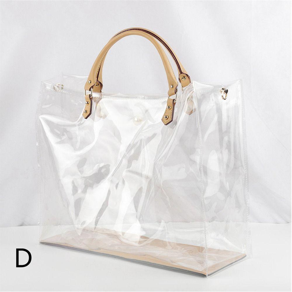 DIY PVC Tote Bag Large Capacity Handmade Handbag Making Kit Clear Gift Bag Travel