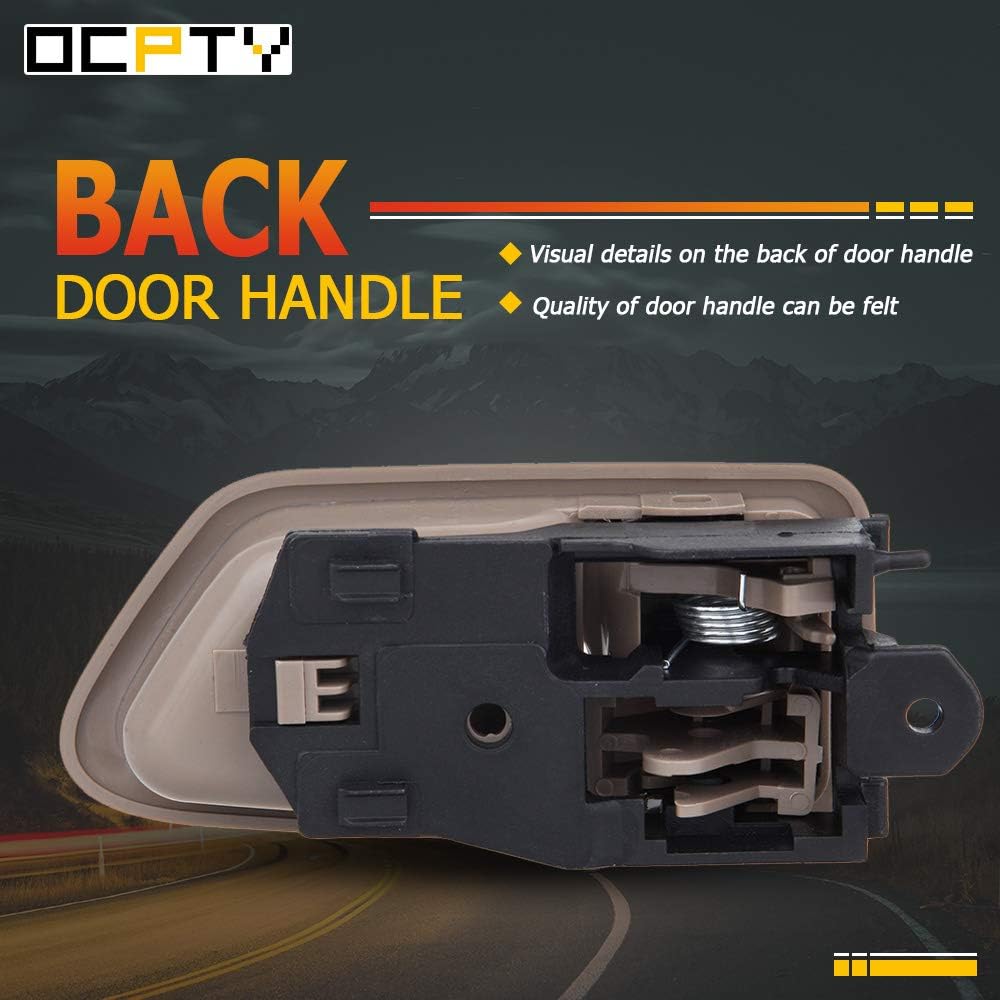 OCPTY Door Handle Interior Front Rear Right Passenger Side Replacement fit 1997-2001 for Camry Inside Door Handle Beige