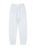 ASIF CALIE Ribbon Jogger Pants Whitemelange