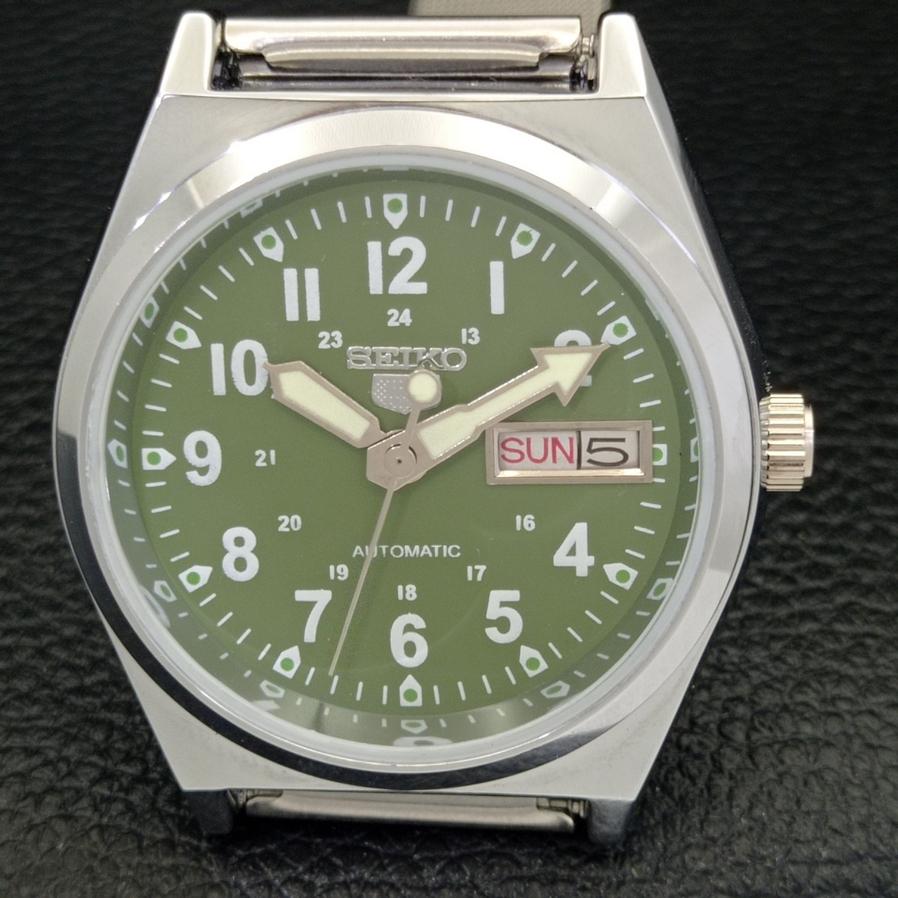 RELÓGIO SEIKO 5 AUTOMÁTICO 6309A JAPÃO MASCULINO MOSTRADOR VERDE RECONDICIONADO a427294-2