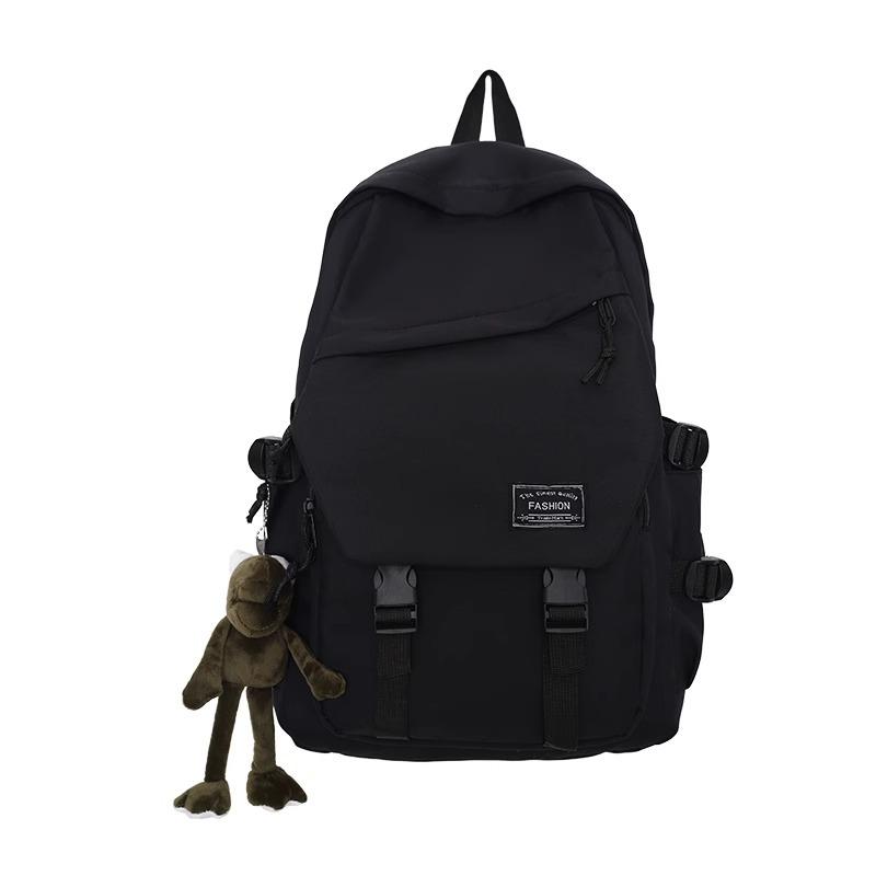 Schoolbag Backpack Men's Simple Versatile Large Capacity Computer Travel Backpack Female Junior High School Student High School Student School Bag