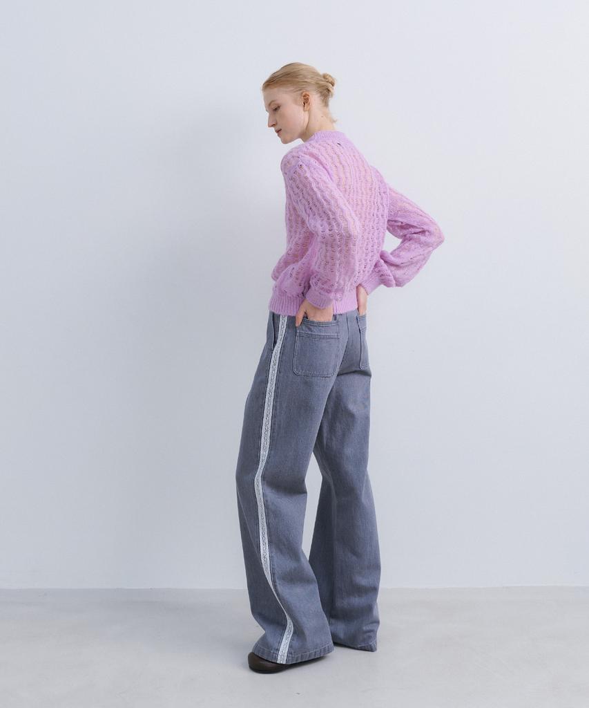 Epinggeulleo Summer Wool Color Knit - Purple