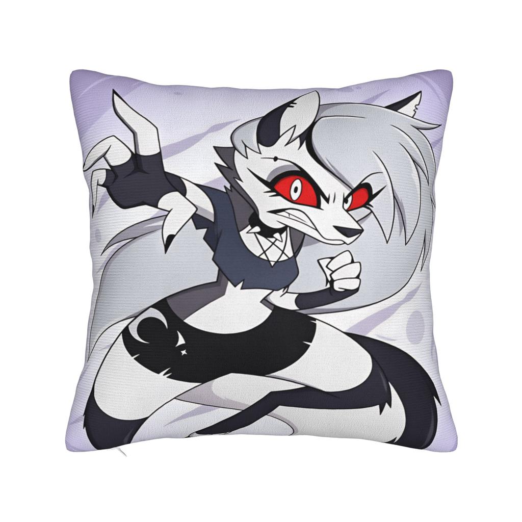 Helluva Boss Loona Pillow Case Fashion Pillow Cover Custom Pillowcases For Sofa Home Decoration