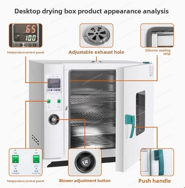 Elektrischer Konstanttemperatur-Trockenschrank Labor Industrieller digitaler Trockenschrank Ofen Lebensmittel-Trockner