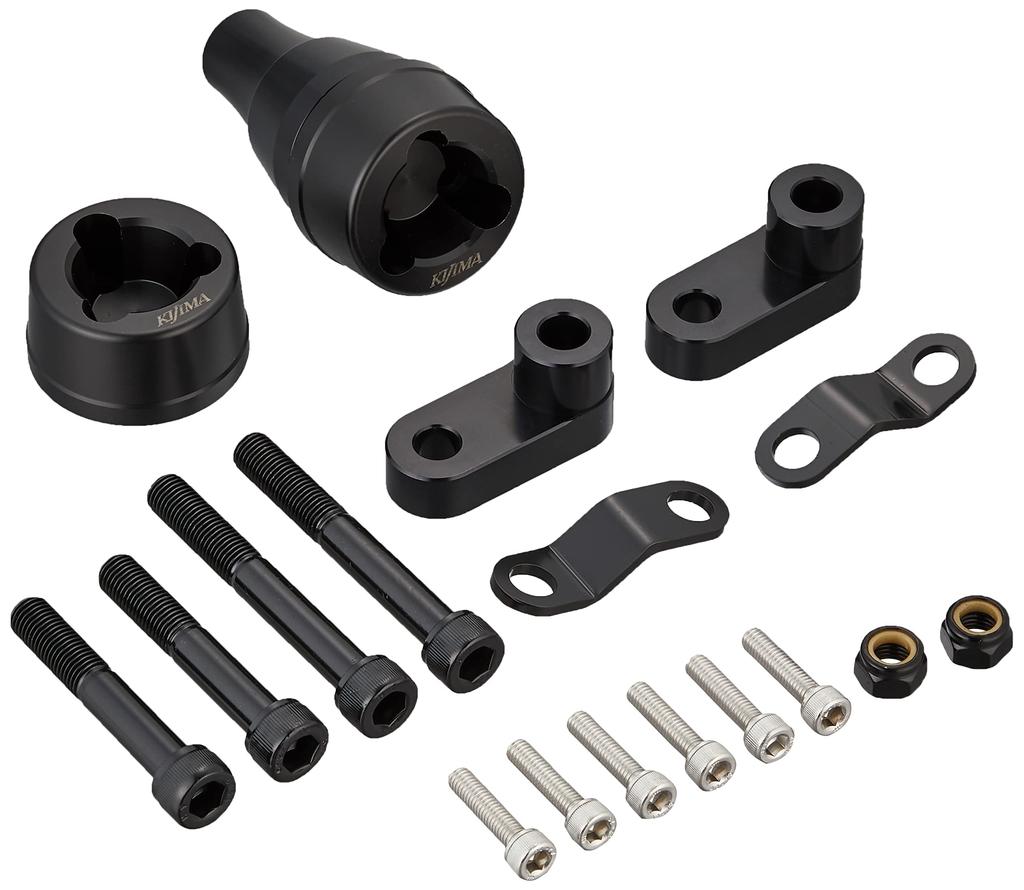 Kijima Motorcycle Parts Body Slider Black YAMAHA YZF-R25/YZF-R3 405-3101