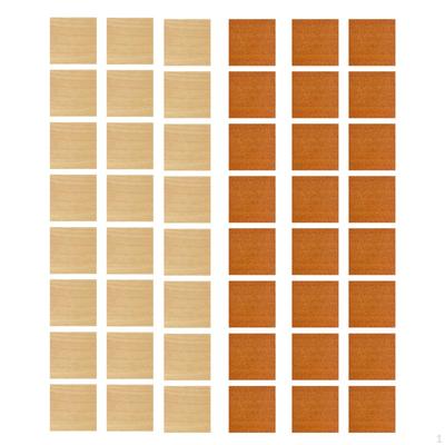 48x 1:12 Miniature Dollhouse Accessories, Floor Tile Sheet Flooring Simulation Mini Doll