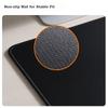 Jiangwutong Small Gaming Office Mouse Pad Cloth Surface Thickened Wear-Resistant Silicone Keyboard Desk Mat 300x250x3mm Pure Black