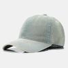 Cross-border Sunshade Face Shown Small Cap Washed Old Minimalist Cowboy Hat Custom Printing Embroidered LOGO Baseball Cap 100%
