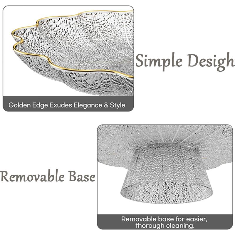 Modern Decorative Pedestal Fruit Bowl Drainable Storage Stand for Wedding Parties Anniversary Nut Cupcake Tableware Organizer