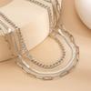 Elegant Necklace Simple Chain Necklace Charm Necklace Multilayer Necklace Stylish Neck Jewelry Suitable for Women Man