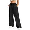 Women's Loose-fitting Wide-leg Pants, Casual Loose-fitting Pants, High-elastic Waistband, Long Pants With Pockets