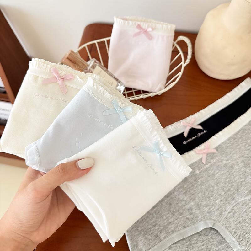 Maoren Women's Japanese Style 7A Antibacterial Cotton Briefs