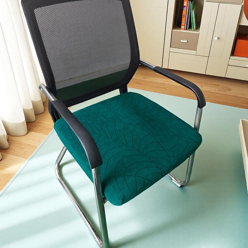 

1/4/6pcs Chair Seat Cover For Living Room Stretch Jacquard Chair Cover Dining Room Removable Anti-dirty Office Chair Cover 1Pc