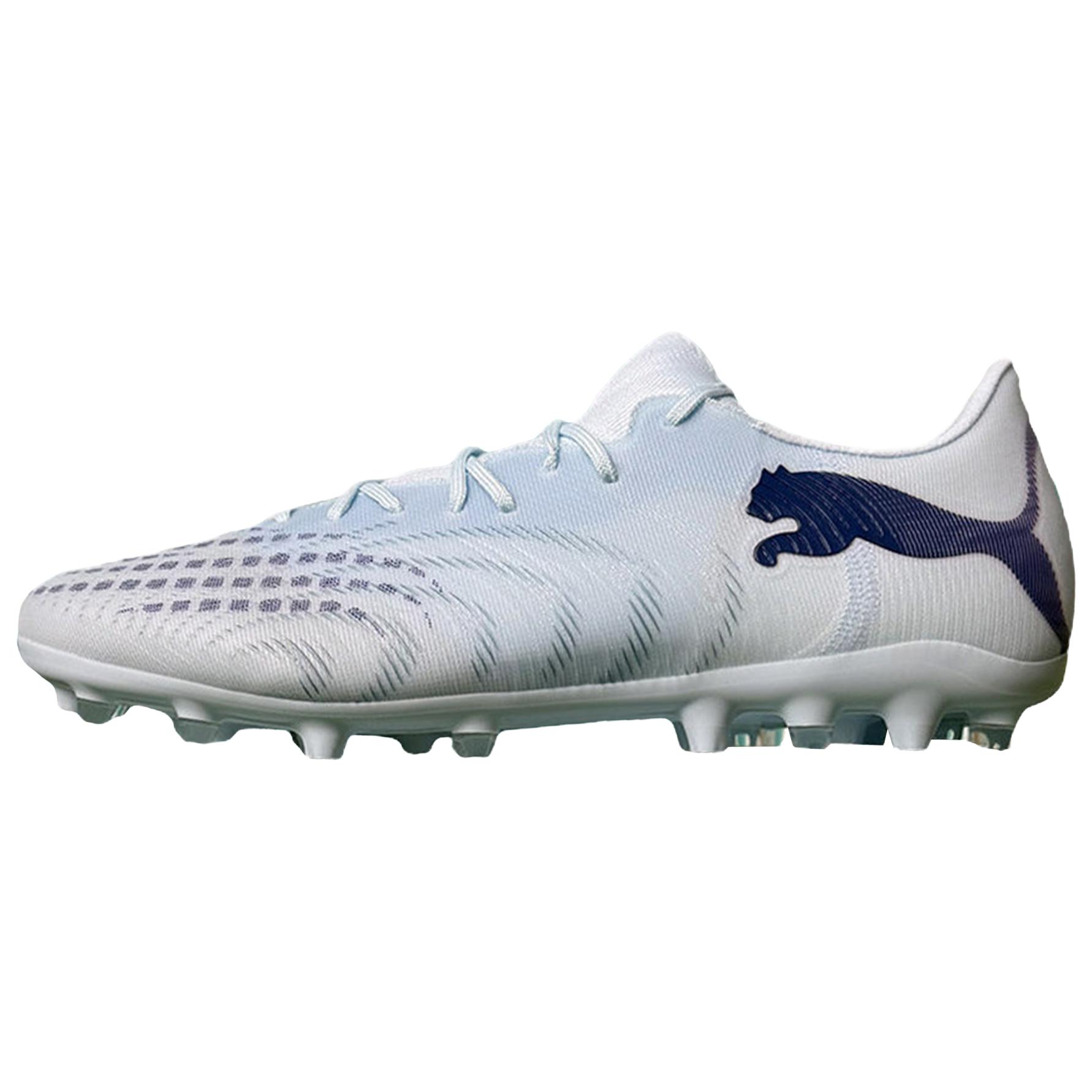 PUMA Future 9 MG Multi Ground Artificial Turf Abrasion Resistant Soccer Shoes Unisex Light Blue White 109049-03 39