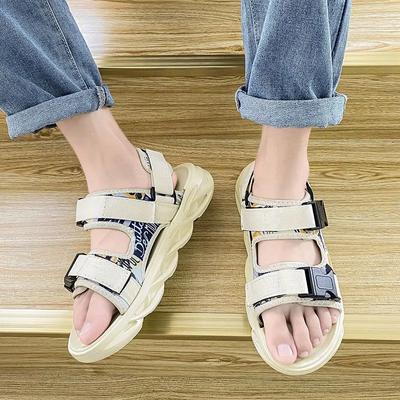 Höhe Gummi Herren Sandale mit Plateau Offene Zehen Männerschuh Kunststoff Bequem Atmungsaktiv Teuer Rutschfest Rabatt Original