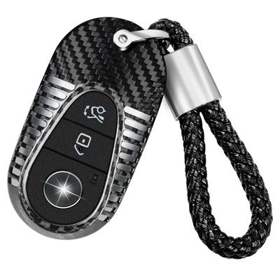 [T-carbon] Echte Kohlefaser Schlüsselanhängerhülle für Benz S-Klasse G-Klasse E