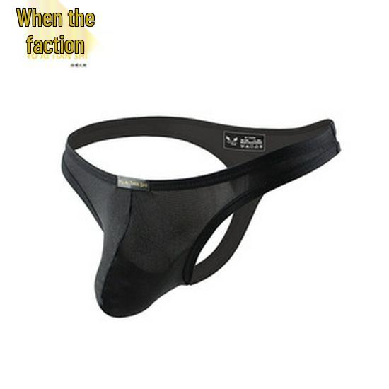 Men's Plus Size Nylon Briefs - Low Waist, Breathable, Youthful, Thin and Sexy Underwear